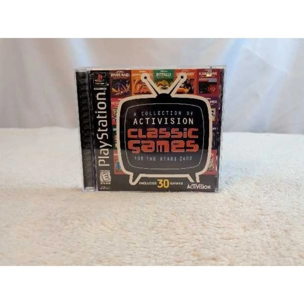 Activision Classics 30 Games Atari 2600 Collection Playstation PS1 Disc Manual‎